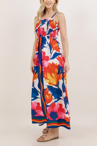 Floral Smocked Maxi Dress