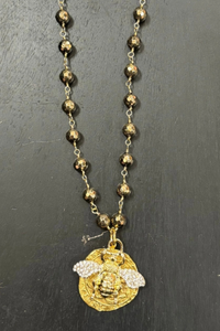 Bee Pendant Necklace