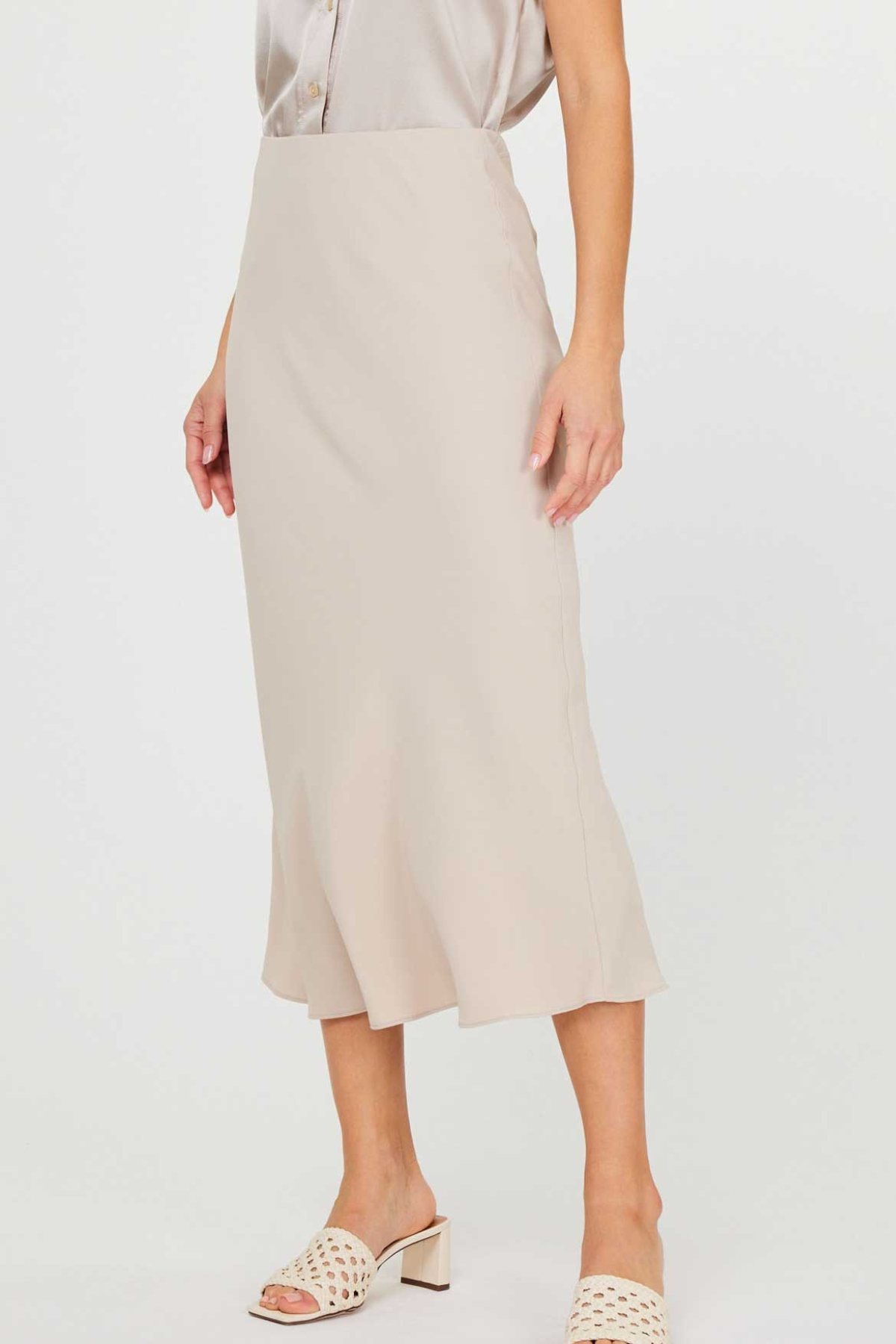 Slip Midi Skirt