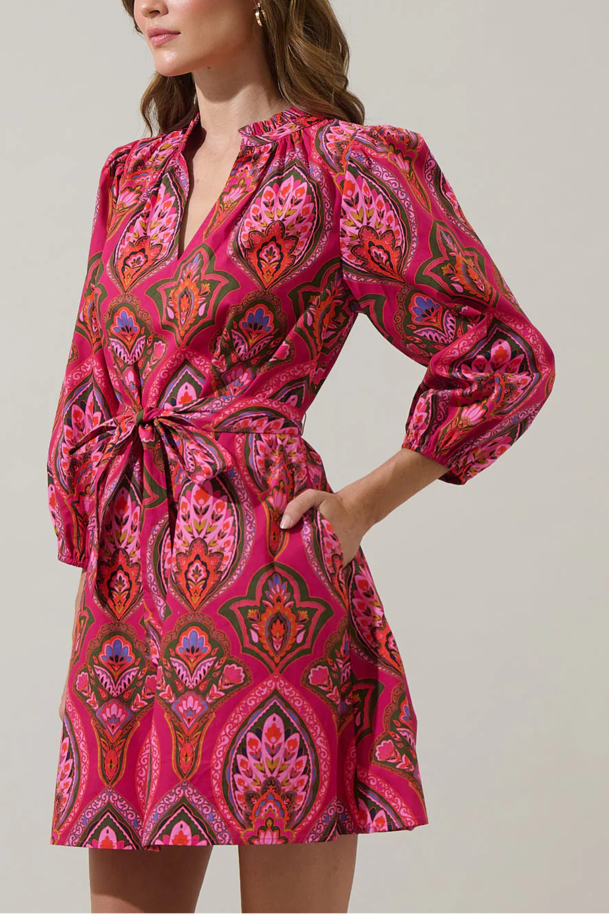 Sugar Lips Eira Poplin Mini Dress