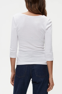 Michael Stars Angelina Shine V-Neck Tee