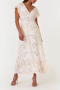 Floral Two Tier Maxi Dress
