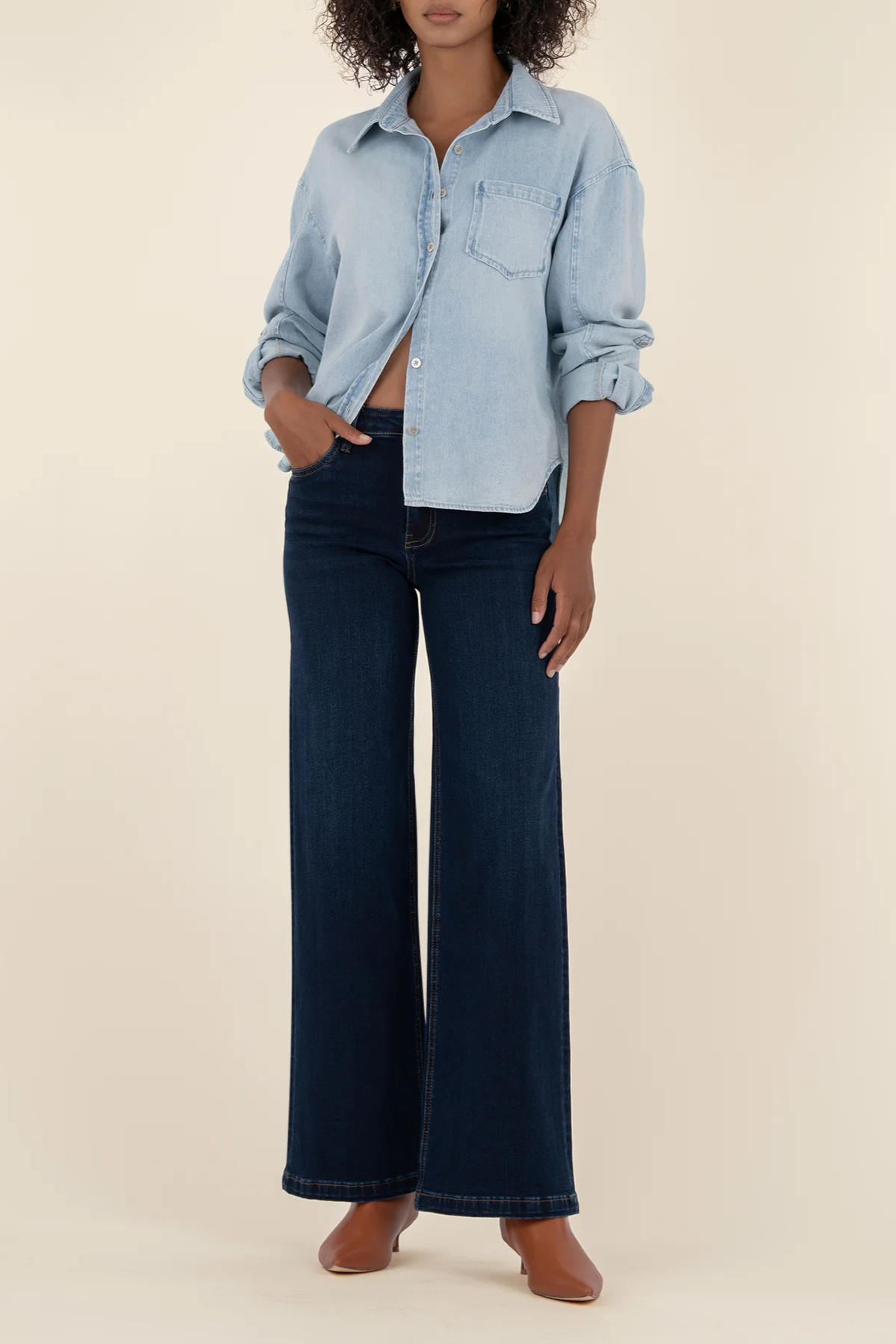 Kut Jean High Rise Wide Leg