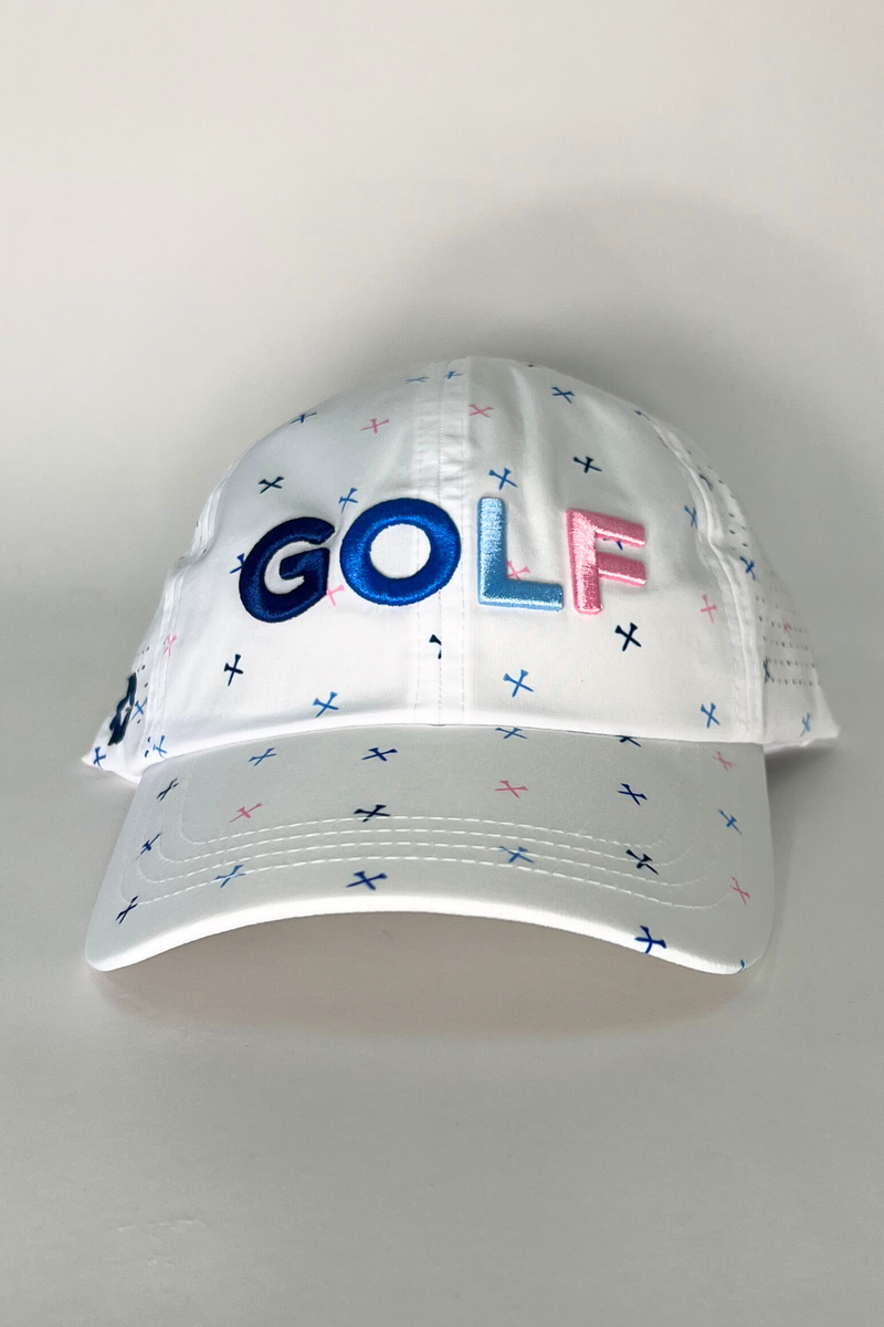Golf Hat with Puff Logo