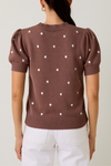 Puff Short Sleeve Sweater Top