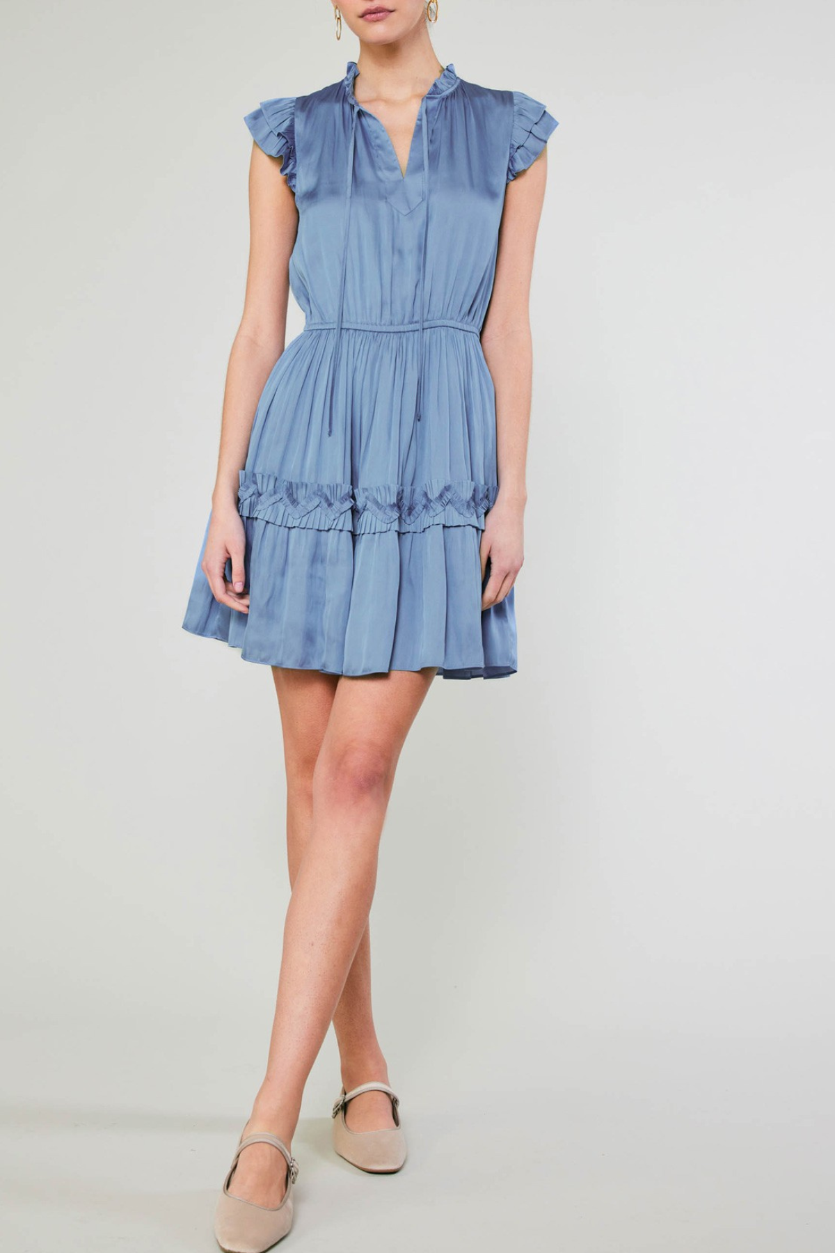 Ruffle Mini Dress