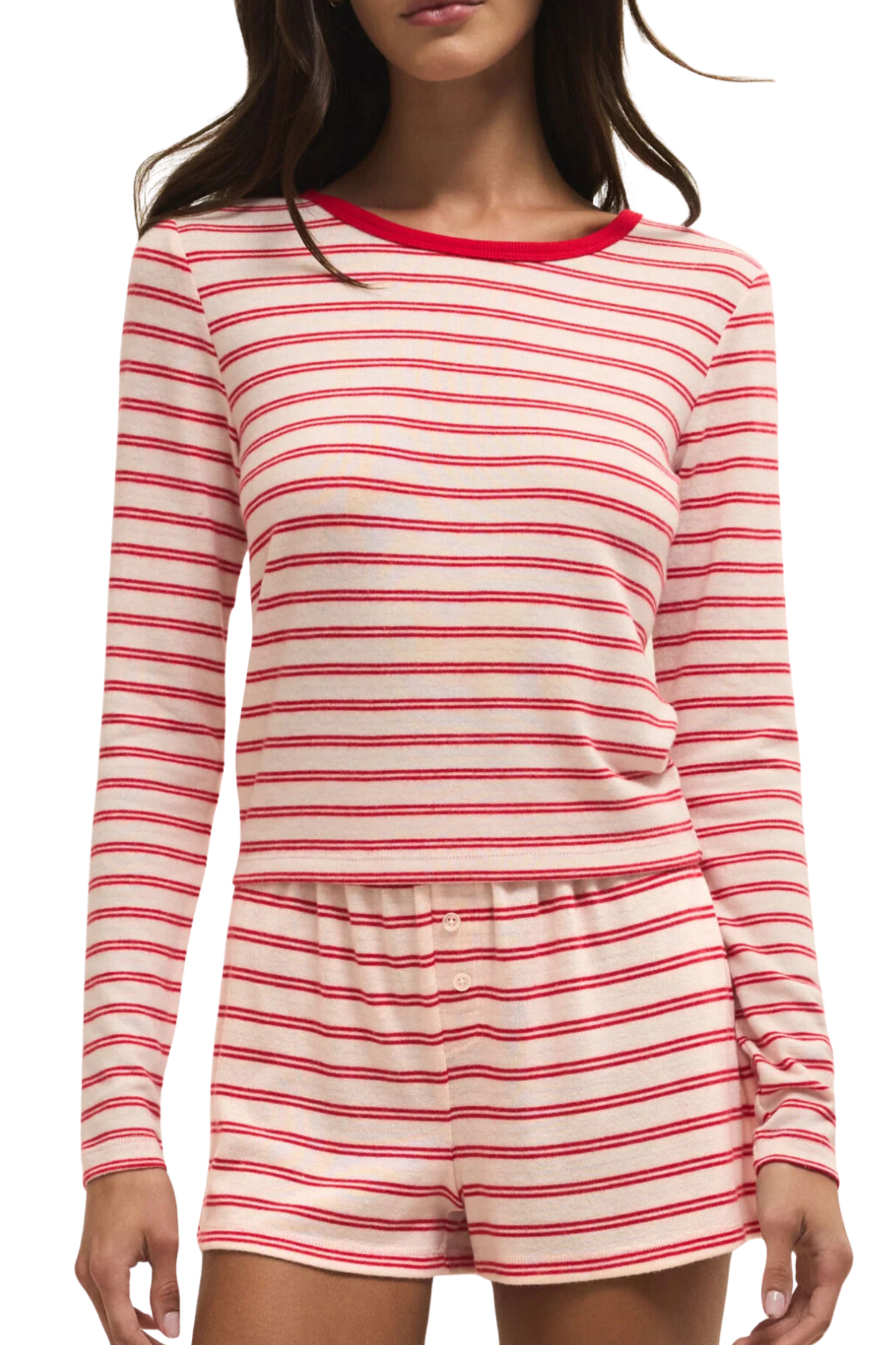 Z Supply Night In Stripes LS Top