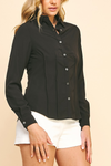 Pintuck Detail Blouse