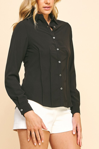 Pintuck Detail Blouse