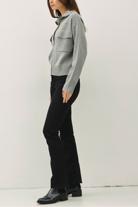 Zip Up Sweater Jacket