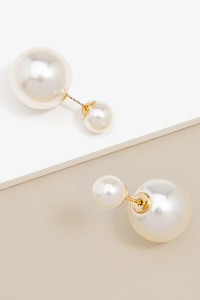 It Takes Two Double Ball Earring