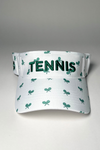 Tennis Visor with Puff Logo