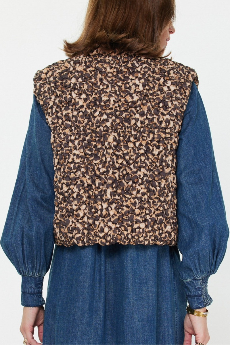 Cropped Quilting Vest