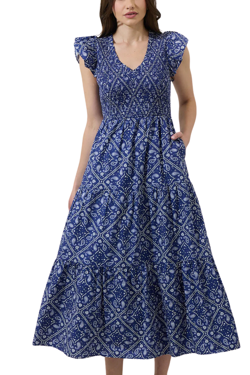 Sugar Lips Tiered Midi Dress