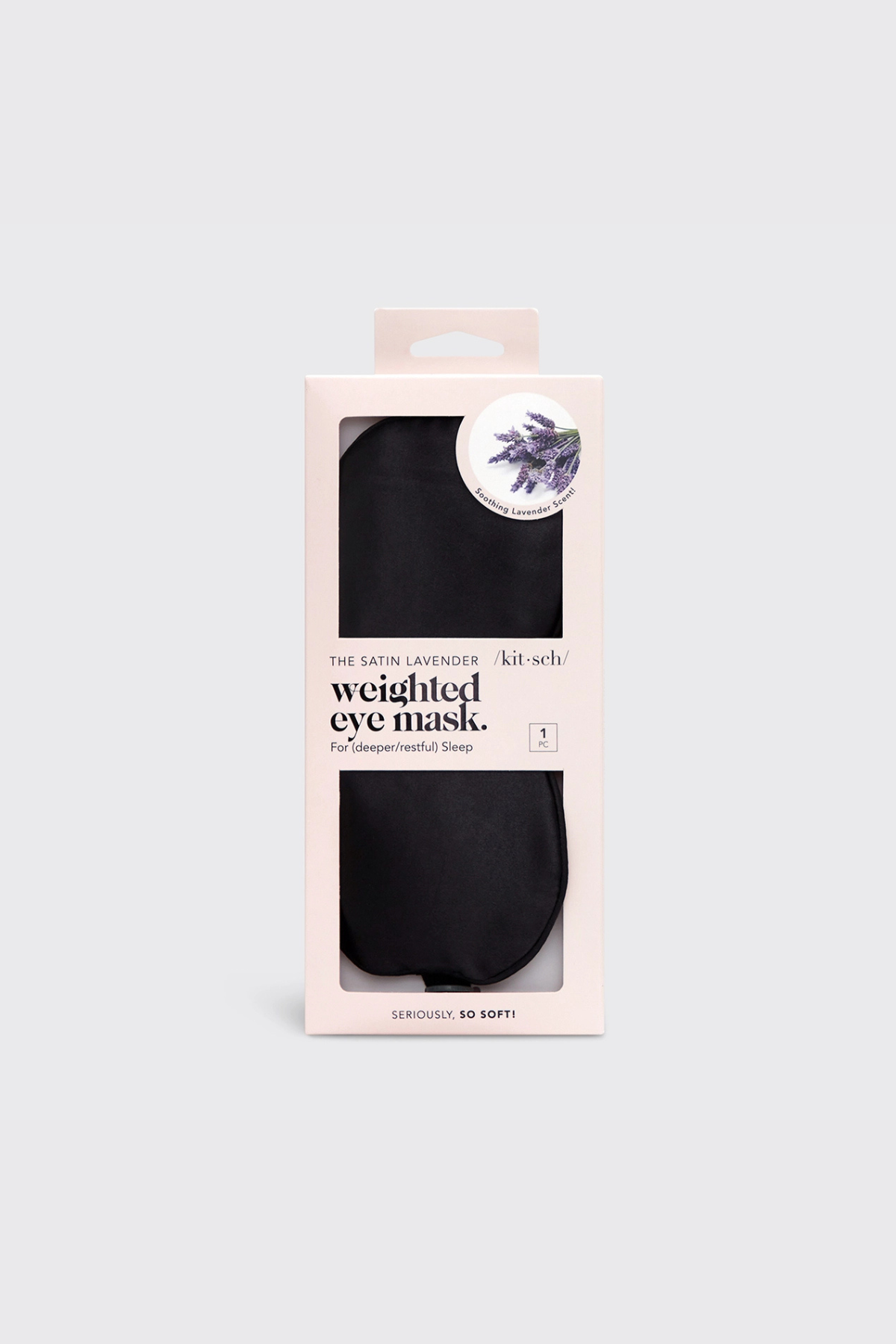 Lavender Weighted Satin Eye Mask