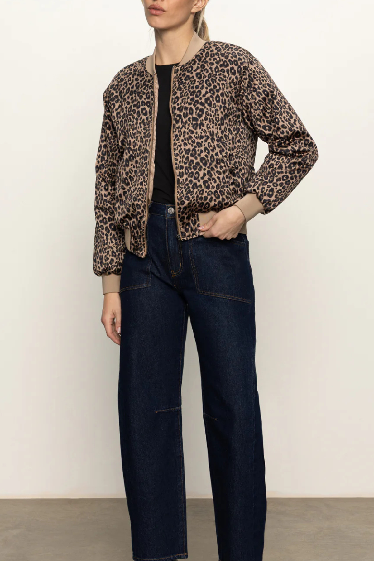Monroe Sateen Bomber Jacket