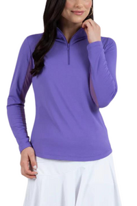 IBKUL Long Sleeve Mock Neck Top