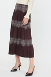 Pleated Midi Skirt