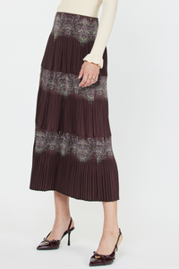 Pleated Midi Skirt