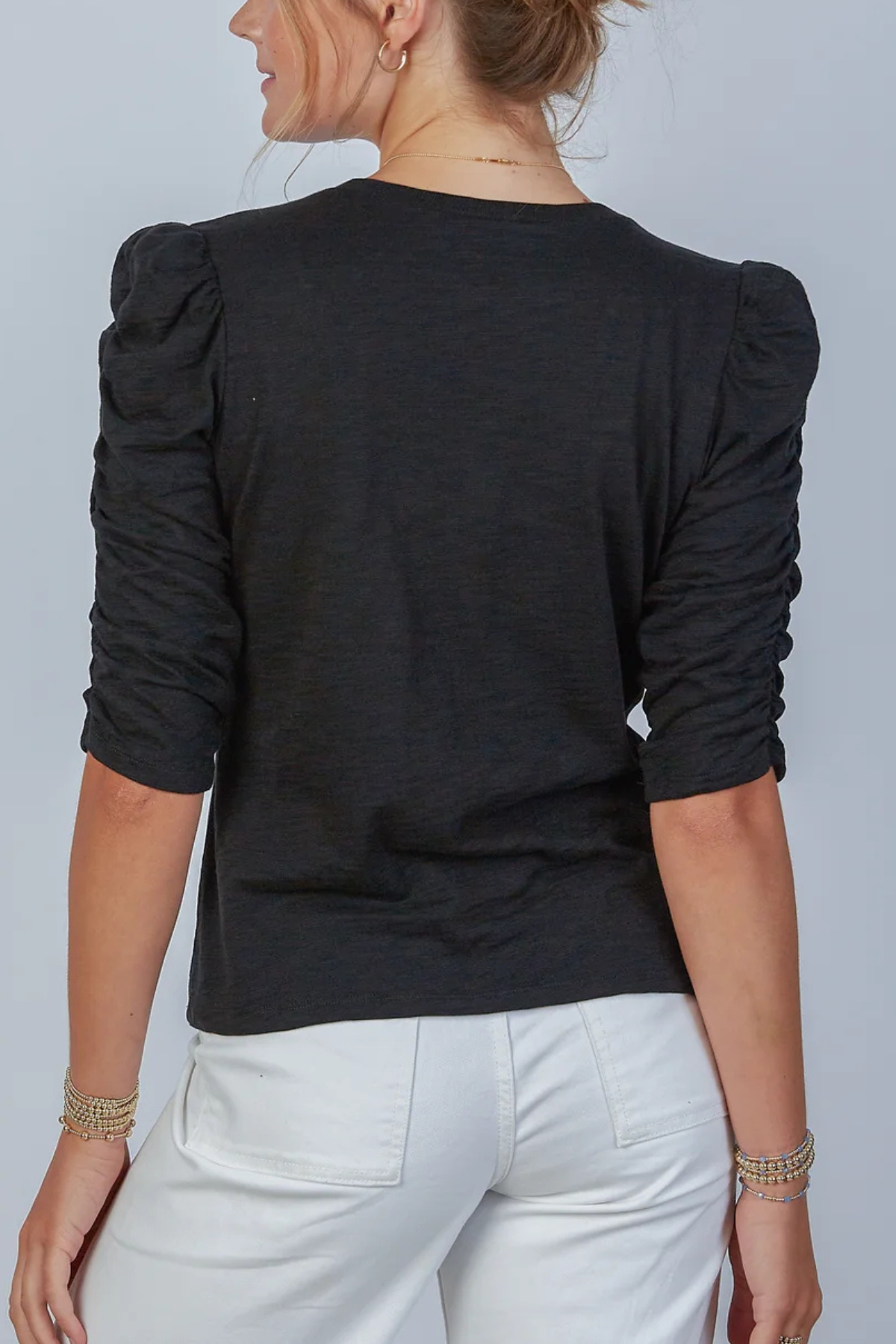 Sophie Ruched Tee *REORDER COMING*