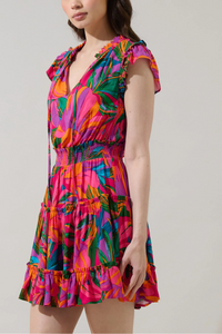 Sugar Lips Toledo Tiered Mini Dress