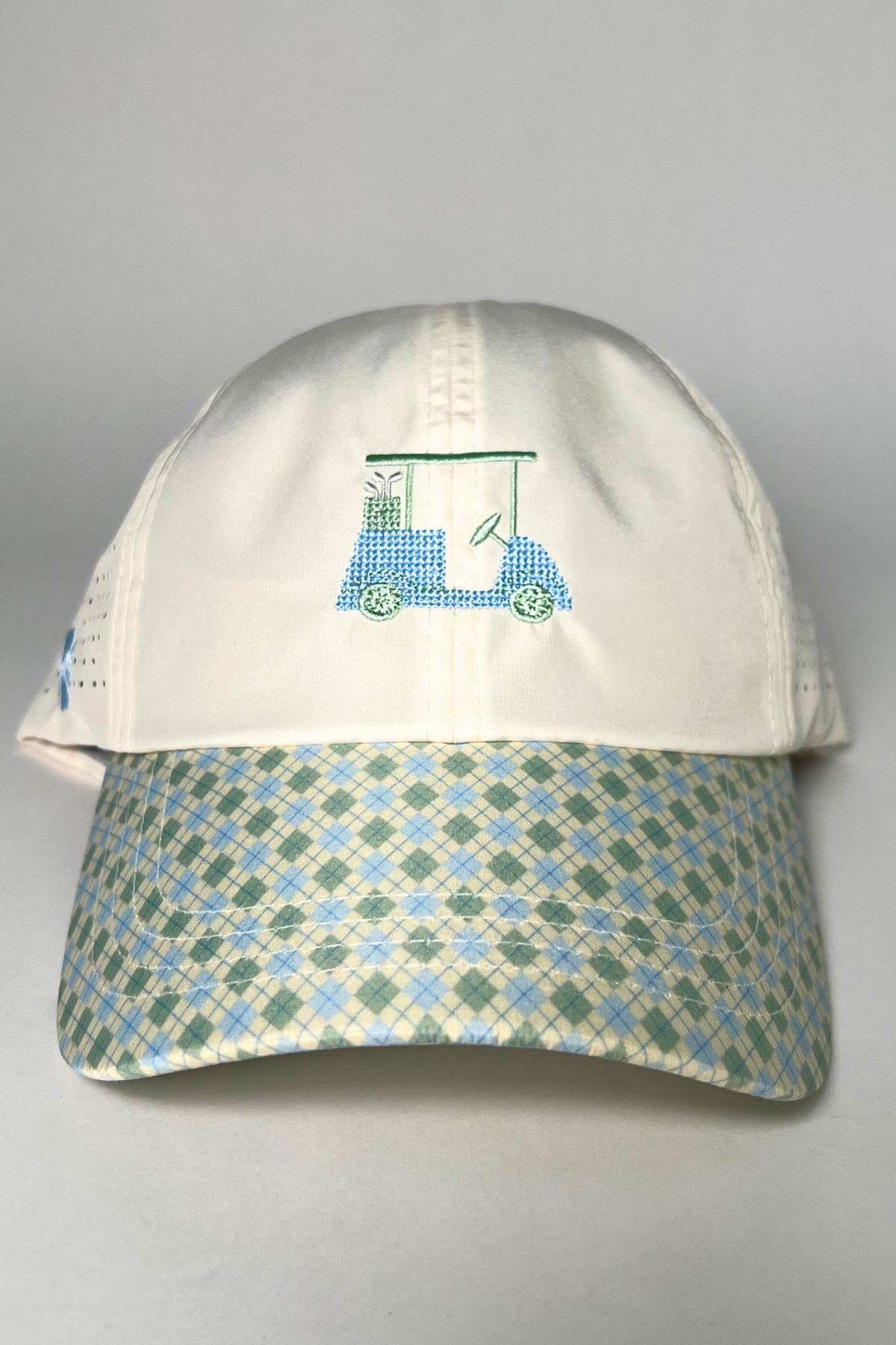 Cross Stitch Golf Cart Hat