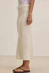 Velvet Heavy Linen Long Skirt