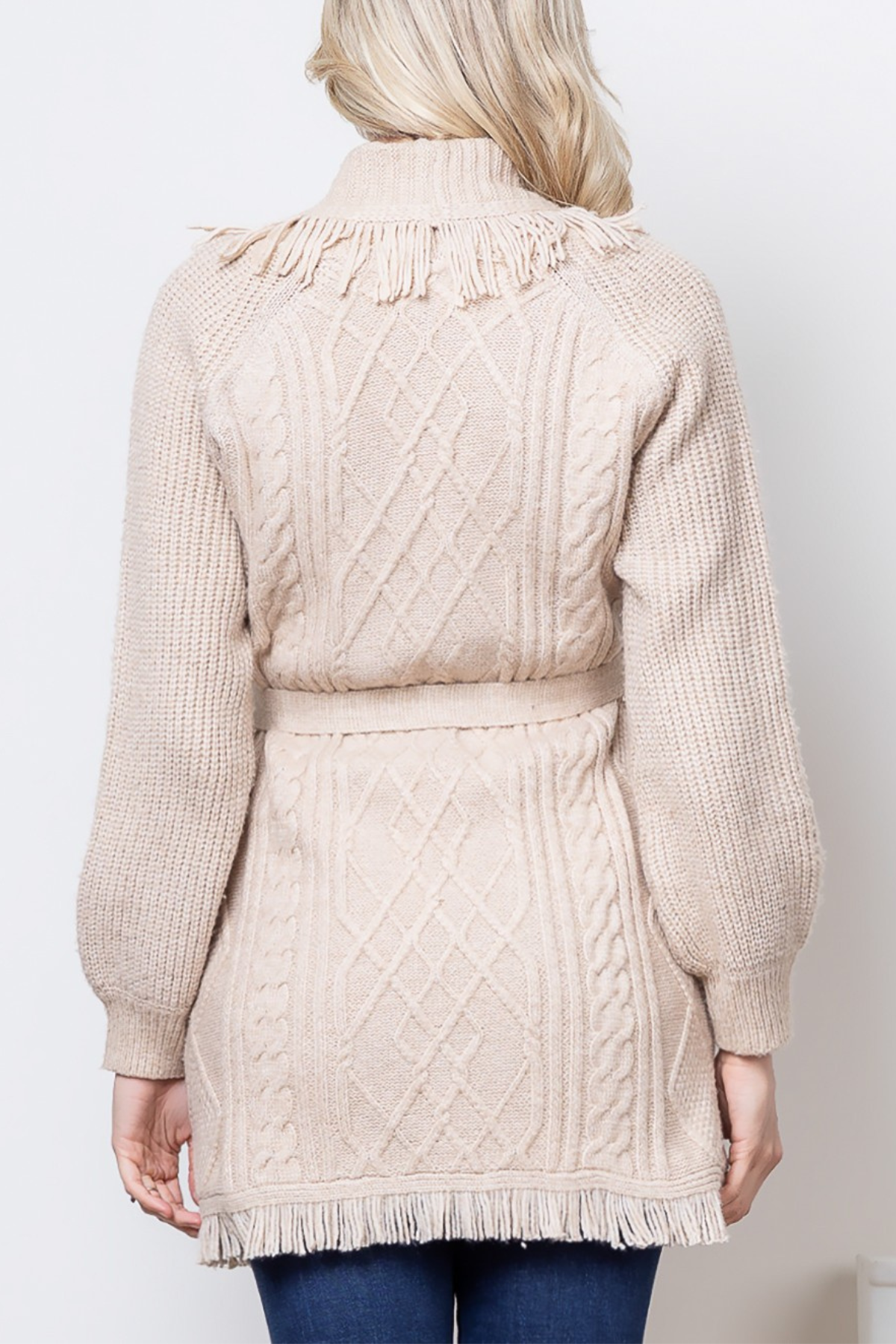 Knit Fringe Sweater