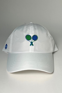 Cross Stitch Tennis Racket Hat