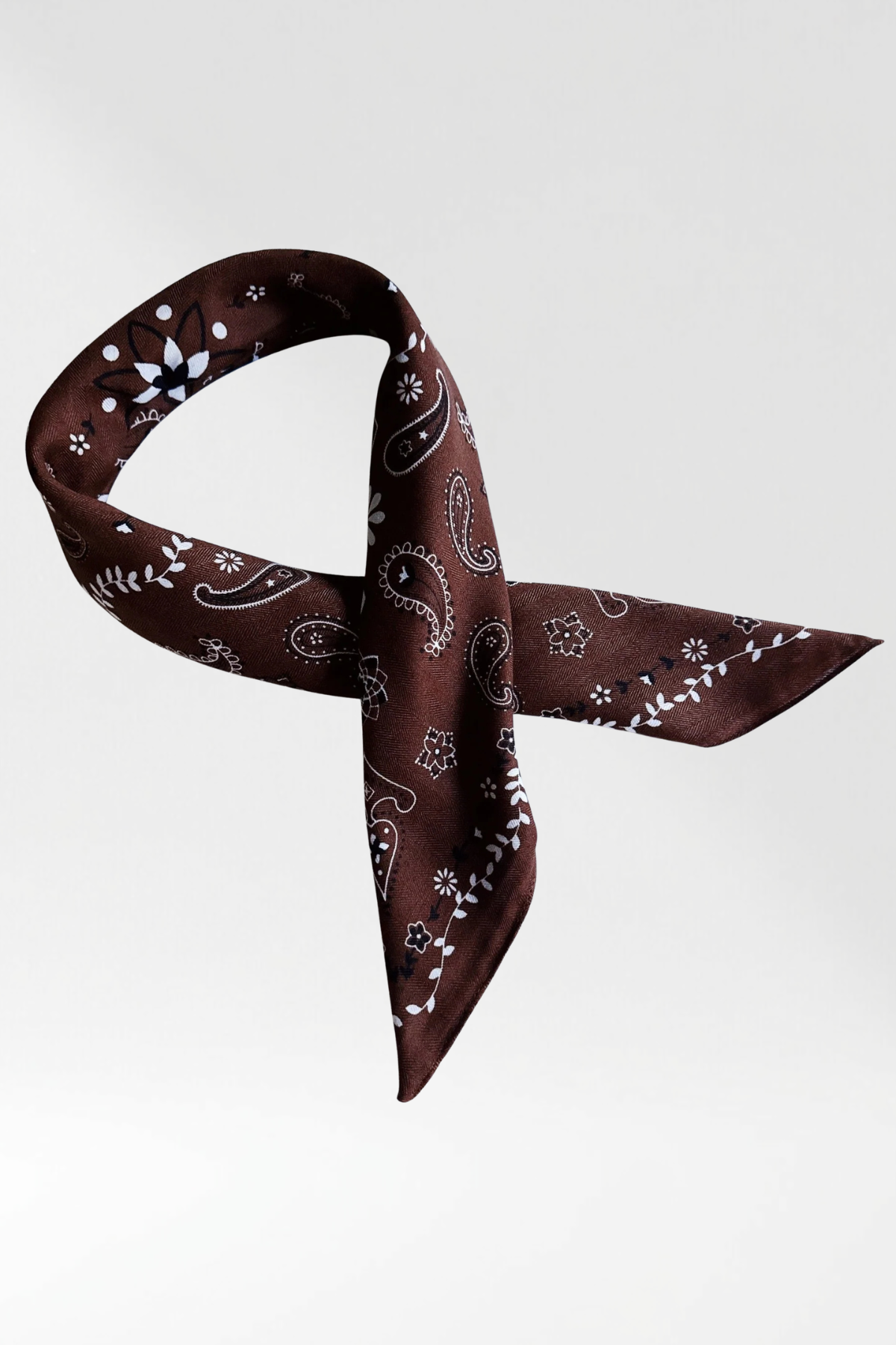 Mocha Garden Square Scarf
