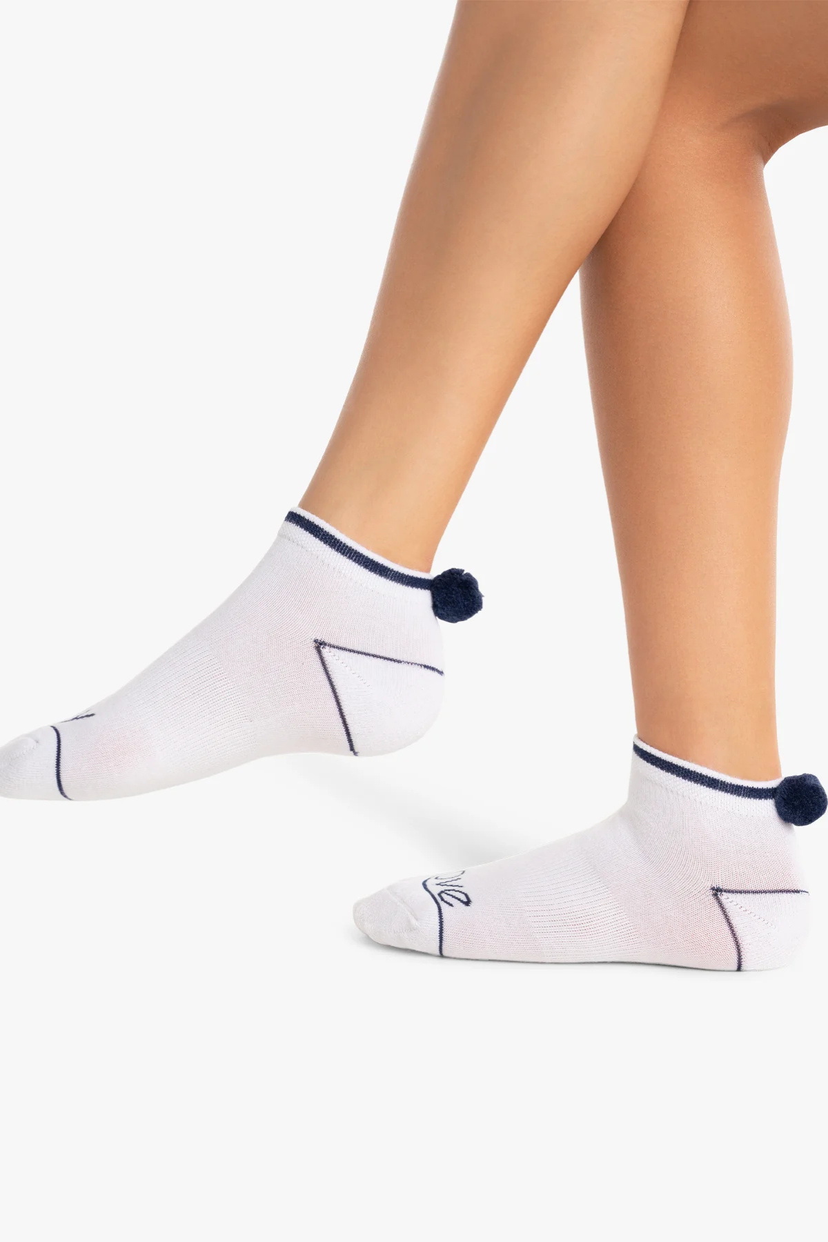 Lucky Pom Low Cut Socks
