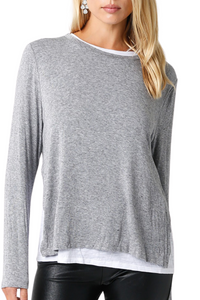Lined Long Sleeve Top