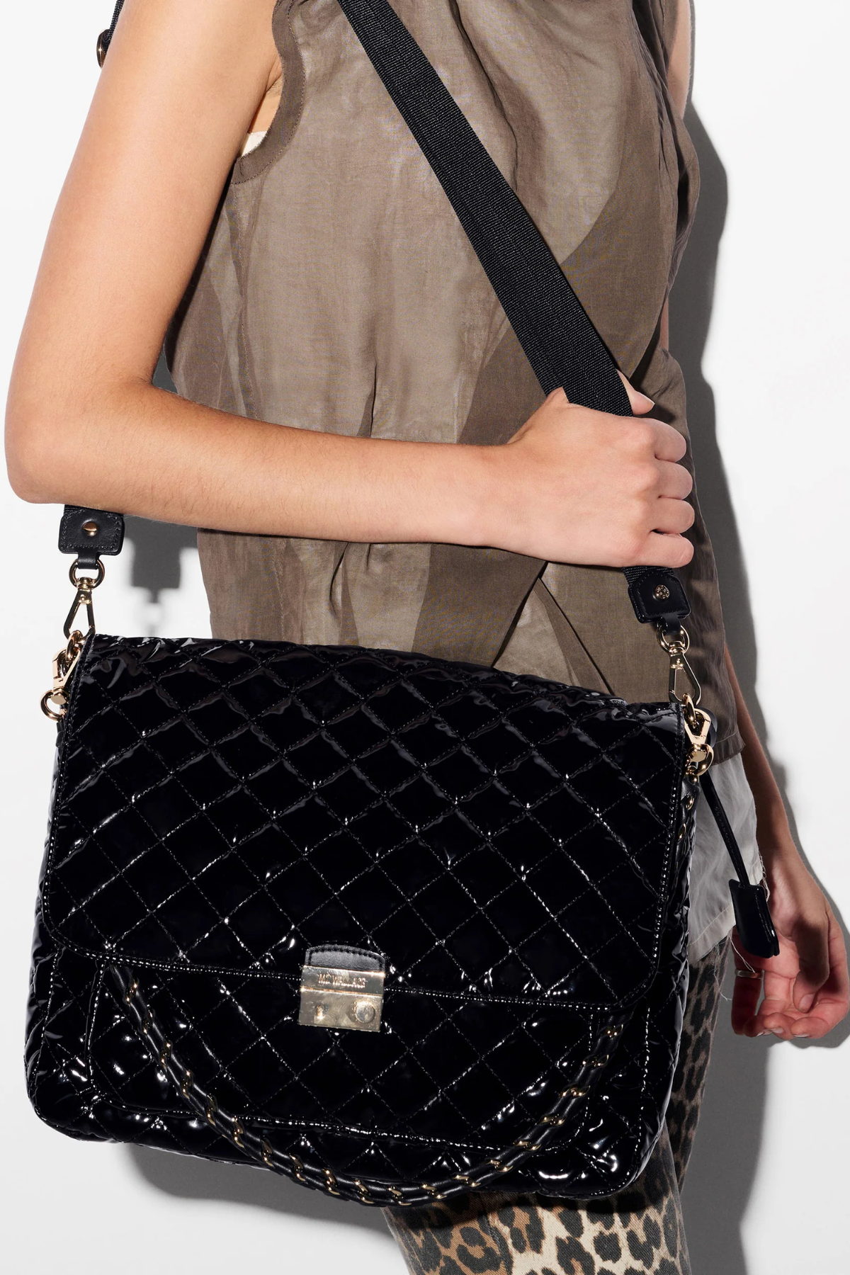 MZ Wallace Crosby Lock Large Crossbody