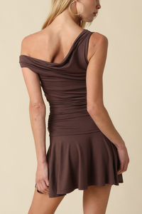 Nina One Shoulder Mini Dress