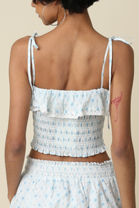Leia Ruffle Crop Top
