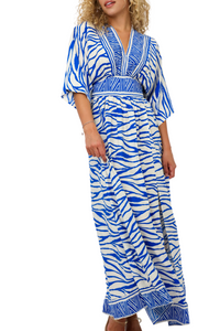 Kimono Sleeve Maxi Dress