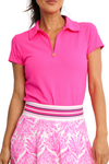 Lilly Pulitzer UPF 50+ Luxletic Frida Half Zip Polo