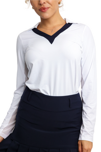 Golftini Long Sleeve Say Yes Polo