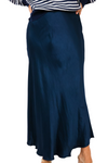 Venti6 Lace Trim Midi Skirt