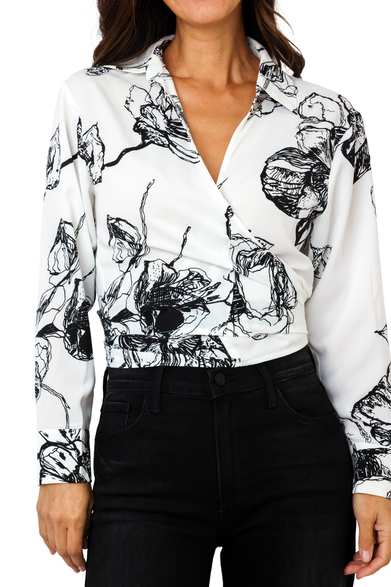 Wrap Tie Top