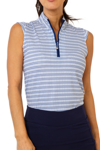 SanSoleil SolCool Sleeveless Mock
