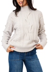 Ribbed Cable Knit Sweater