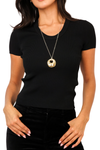 Basic U Neck Top