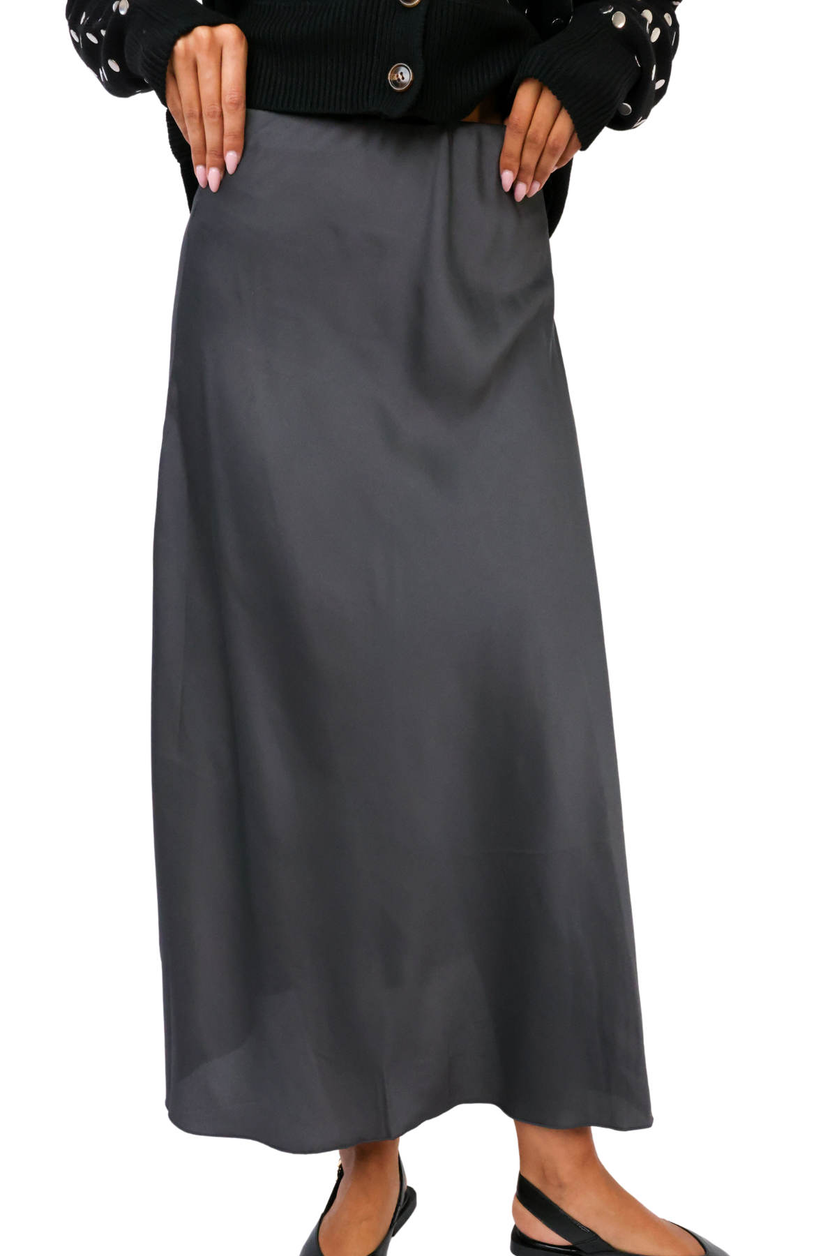 Venti6 Solid Maxi Skirt