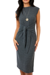 That's A Wrap Rib Midi Dress