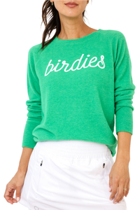 Birdies Lightweight Brushed Fleece Pullover Sweater