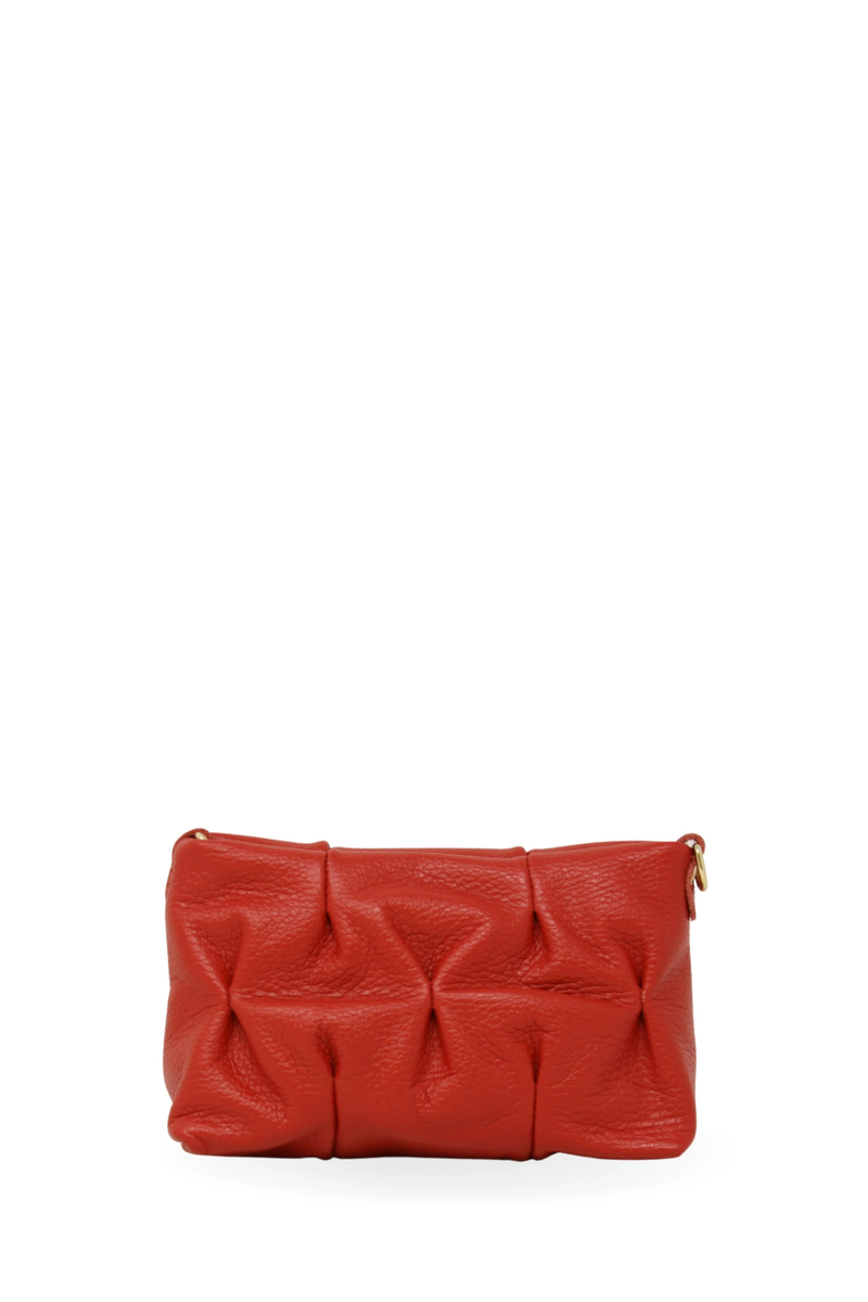 Genuine Italian Leather Quilted Crossbody