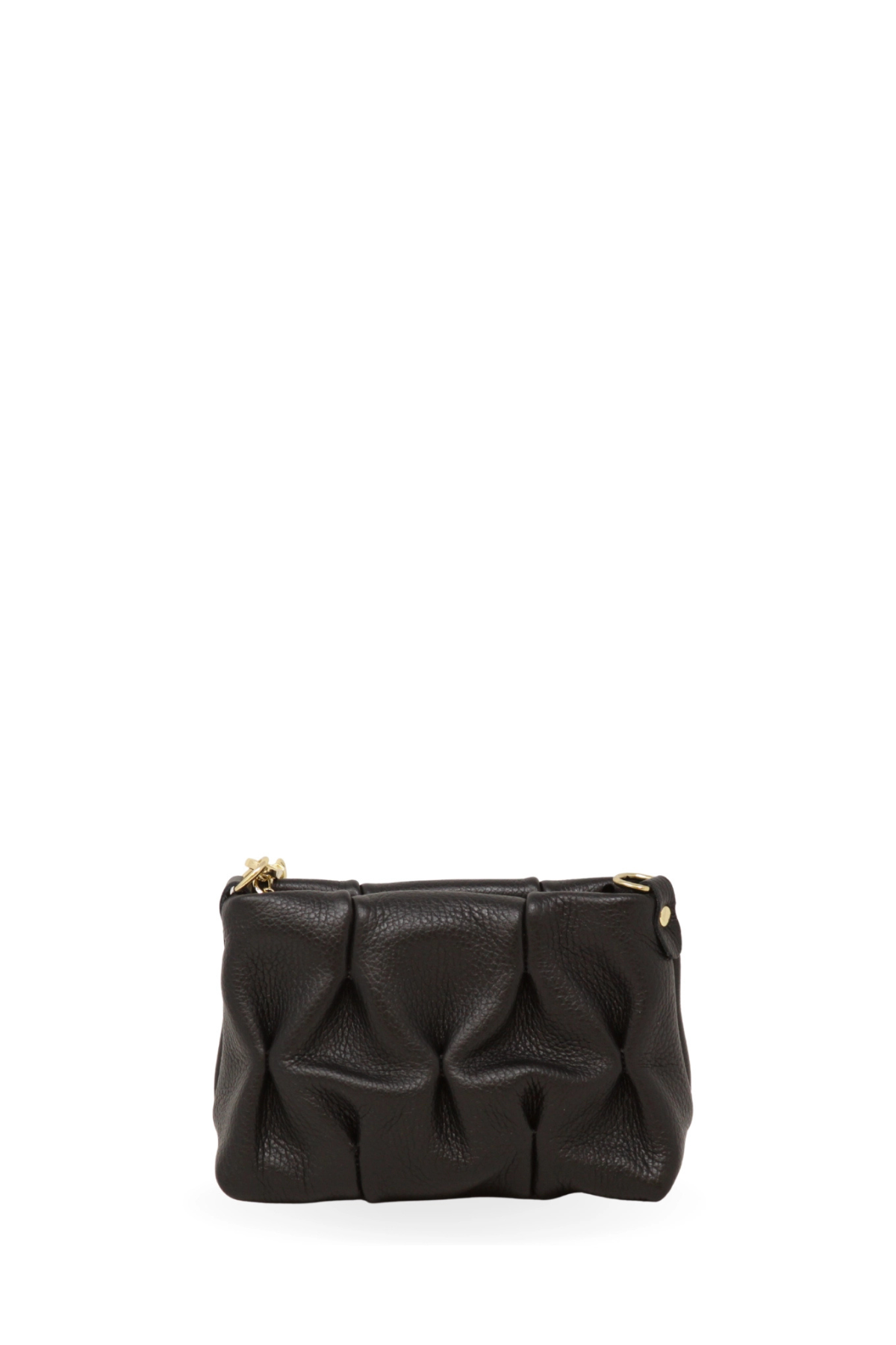 Genuine Italian Leather Quilted Crossbody