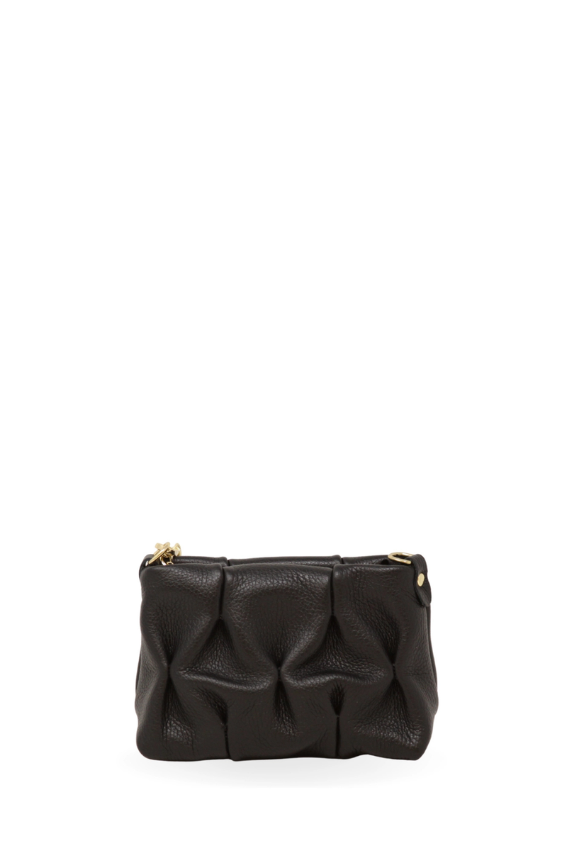 Genuine Italian Leather Quilted Crossbody
