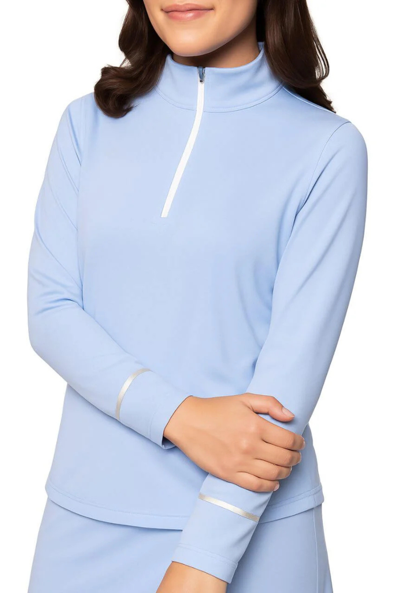 Golftini Long Sleeve Fabulous Mock Pullover